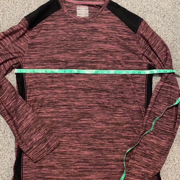 Burnside Maroon & Black Long Sleeve Shirt - Picture 3 of 8